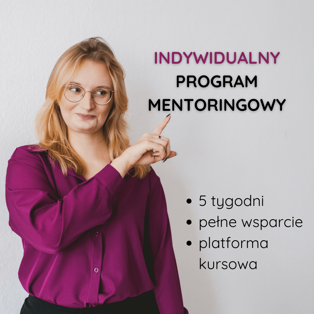 5-tygodniowy kurs indywidualny. Mentoring