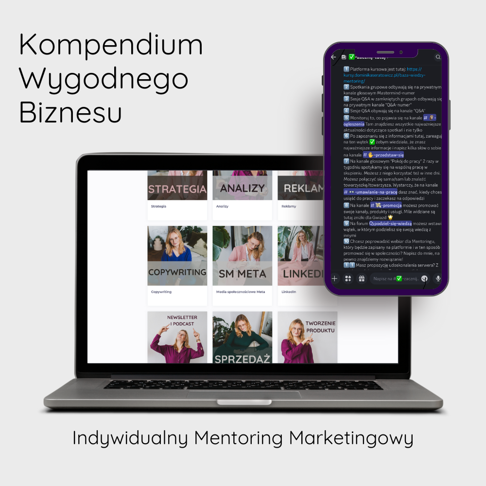 Indywidualny mentoring marketingowy